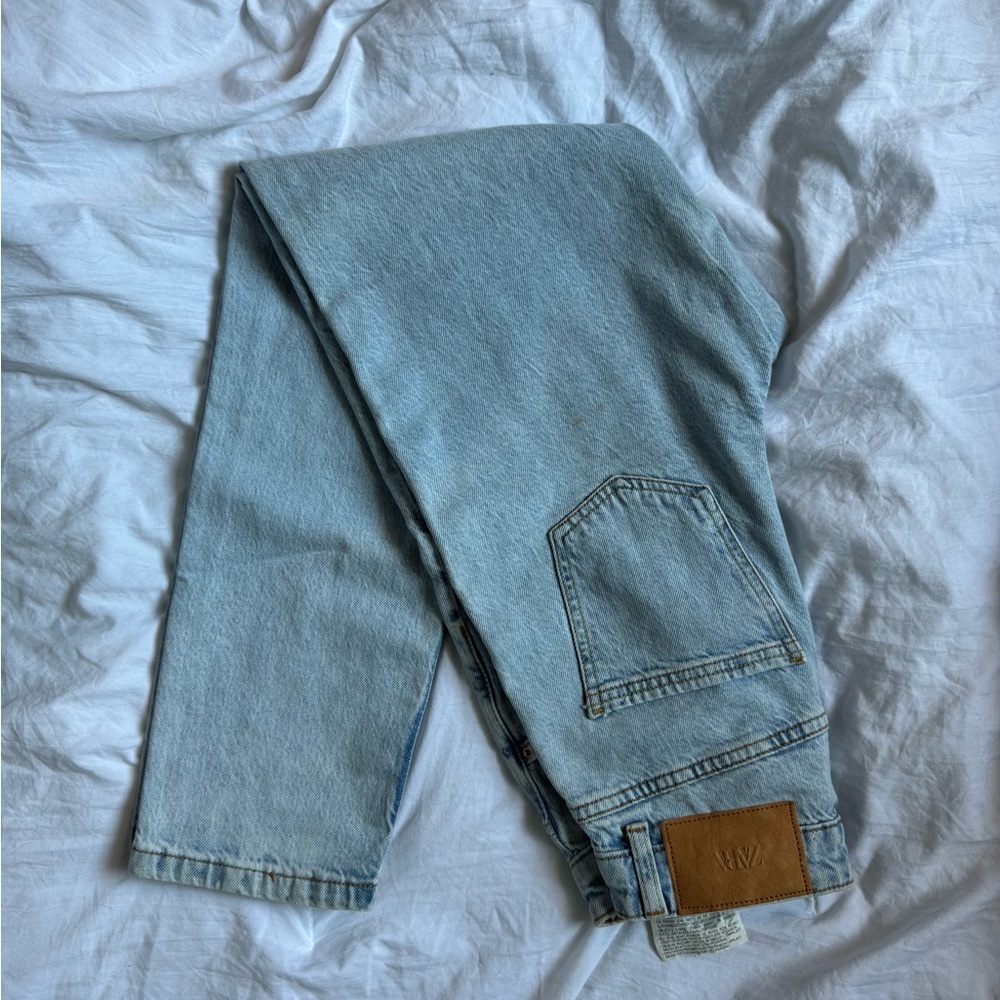 Zara Blue Relaxed Jeans Classic Denim Style